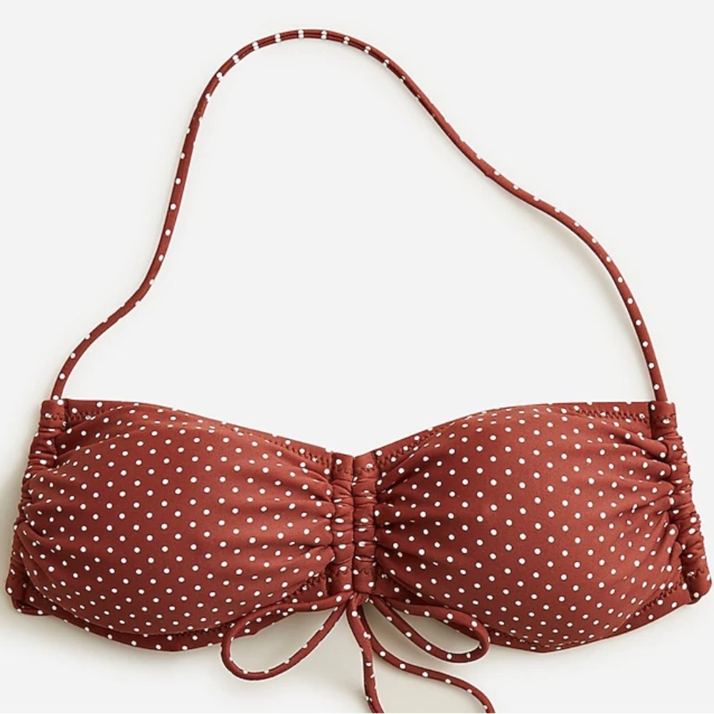 J. Crew Ruched Halter Bikini Top